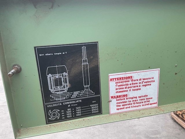 Sicar sfl 1000 m toupie / freesmachine - afbeelding 9 van  17