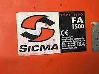 Sicma fa1500 tractor grasmaaier - afbeelding 6 van  8