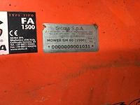 Sicma fa1500 tractor grasmaaier - afbeelding 7 van  8