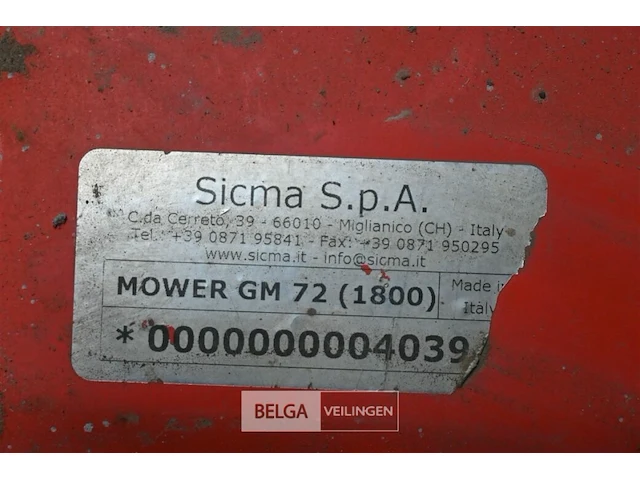 Sicma frontmaaier - afbeelding 7 van  7