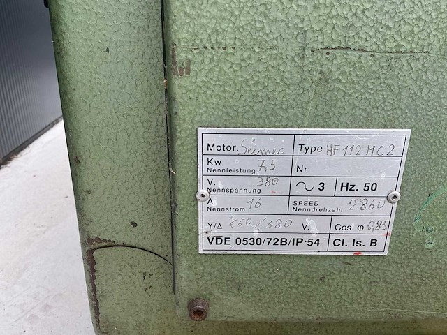 Sicma rt 530 vandiktebank - afbeelding 12 van  16