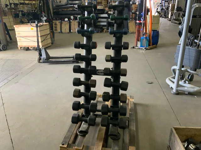 Sidea dumbbell set 1 t/m 10kg krachtstation - afbeelding 1 van  7
