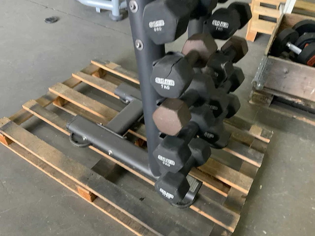 Sidea dumbbell set 1 t/m 10kg krachtstation - afbeelding 3 van  7