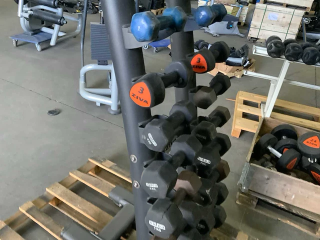 Sidea dumbbell set 1 t/m 10kg krachtstation - afbeelding 4 van  7