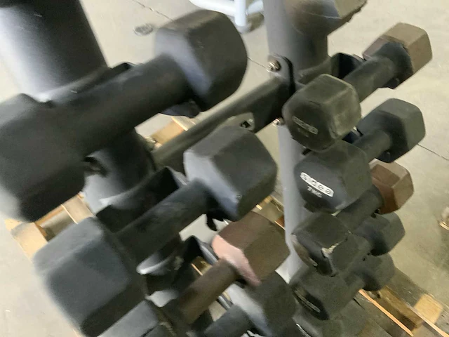 Sidea dumbbell set 1 t/m 10kg krachtstation - afbeelding 6 van  7