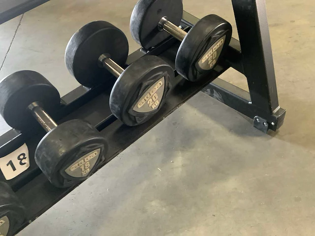 Sidea dumbbell set 2 t/m20kg met pure rek krachtstation - afbeelding 3 van  11