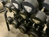 Sidea dumbell set pu 38 kg t/m 50kg krachtstation - afbeelding 3 van  5