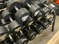 Sidea dumbell set pu 38 kg t/m 50kg krachtstation - afbeelding 5 van  5