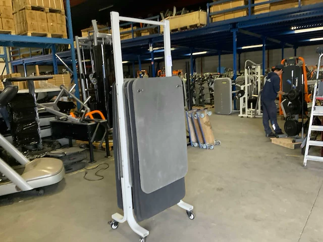 Sidea excercise mat 17x met rek krachtstation - afbeelding 3 van  4