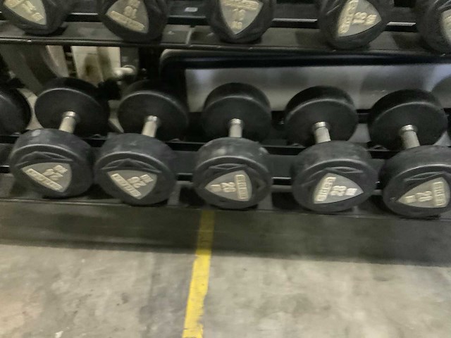 Sidea pu dumbbells 12;14;16;18;20;24;26;28;32kg krachtstation - afbeelding 8 van  9