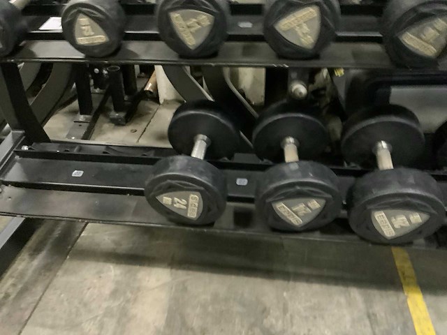 Sidea pu dumbbells 12;14;16;18;20;24;26;28;32kg krachtstation - afbeelding 9 van  9