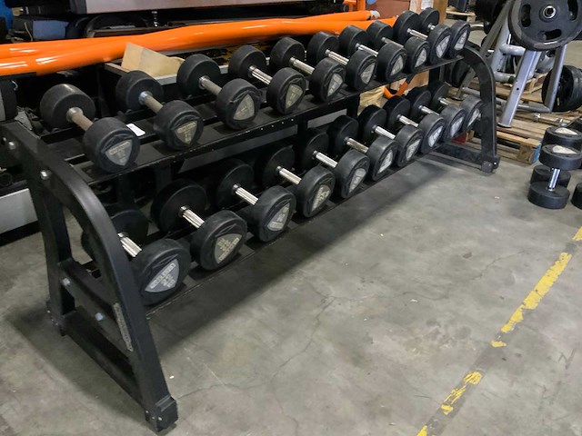 Sidea pu dumbbells 12kg t/m 30kg krachtstation - afbeelding 2 van  7