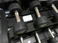 Sidea pu dumbbells 12kg t/m 30kg krachtstation - afbeelding 3 van  7