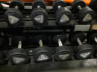 Sidea pu dumbbells 12kg t/m 30kg krachtstation - afbeelding 6 van  7