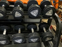 Sidea pu dumbbells 12kg t/m 30kg krachtstation - afbeelding 7 van  7