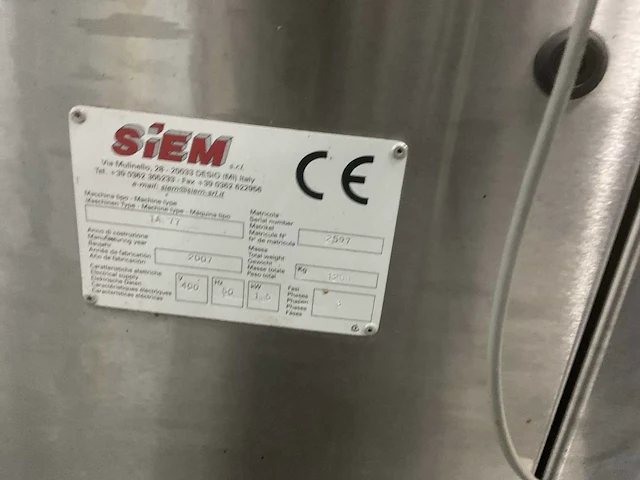 Siem ta-77 wijnkurk-machine - afbeelding 5 van  6