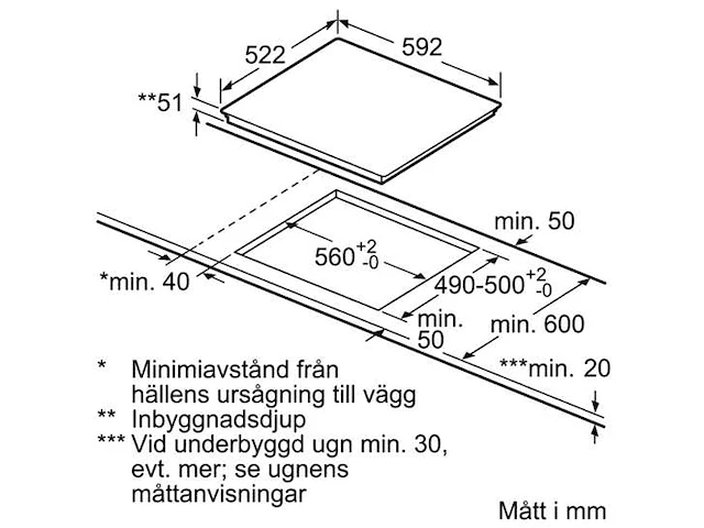 Siemens - eh651feb1e - inductie - kookplaat - afbeelding 2 van  2