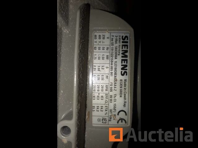 Siemens 1av3090a 1,5 kw motor - afbeelding 3 van  5