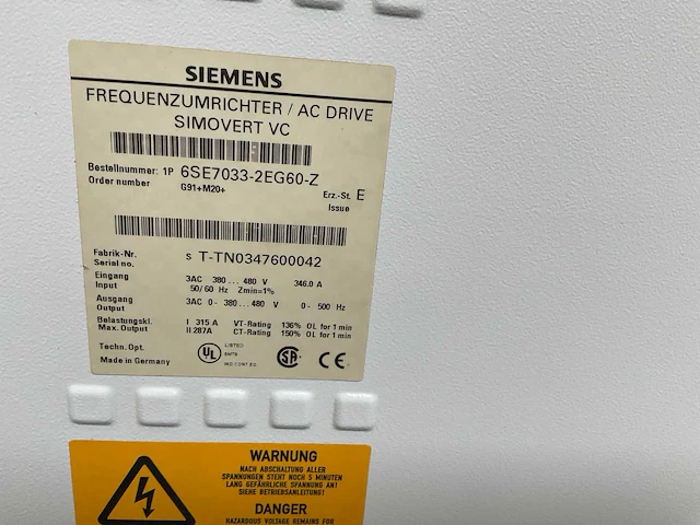 Siemens 6se7033-2eg60-z frequentieregelaar / ac drive - afbeelding 5 van  7