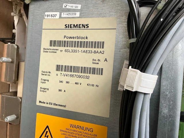 Siemens 6sl3351-1ae33-8aa2 powerblock - afbeelding 4 van  4
