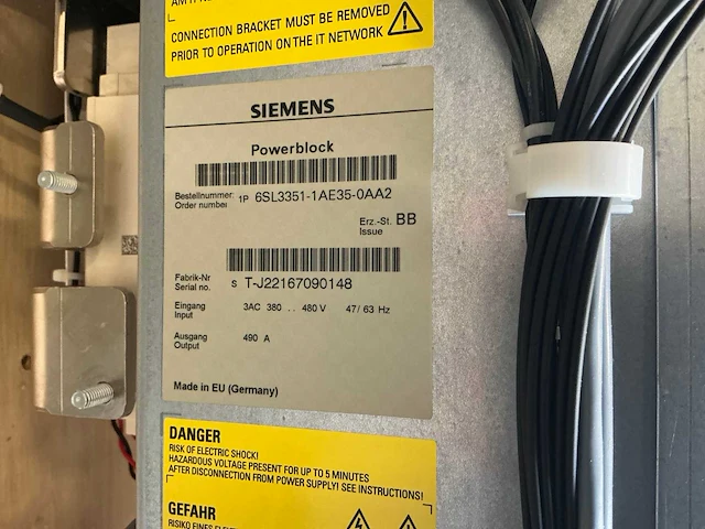 Siemens 6sl3351-1ae35-0aa2 powerblock - afbeelding 6 van  6