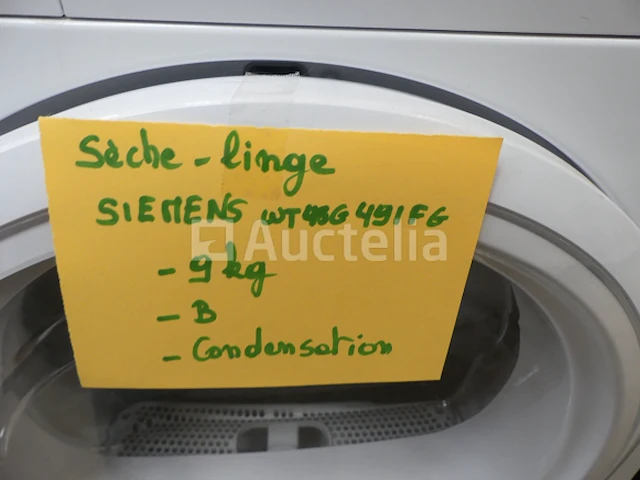 Siemens 9 kg condensdroger wt45g491fg - afbeelding 2 van  6