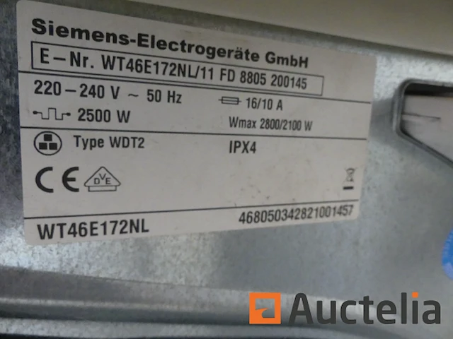 Siemens champion e46-17 condenserende wasdroger - afbeelding 8 van  9