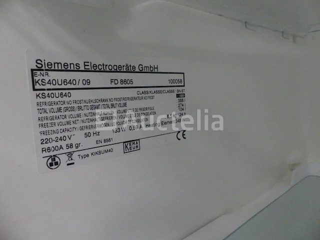 Siemens combi koelkast no frost ks40u640/09 - afbeelding 1 van  7