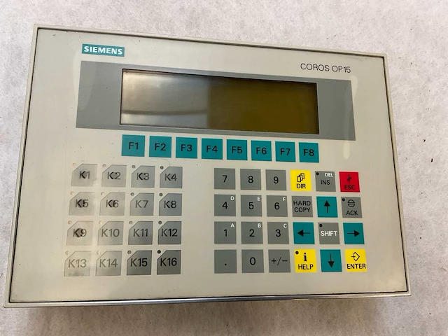 Siemens coros op15-c1 bedieningspaneel - afbeelding 1 van  7
