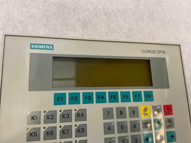 Siemens coros op15-c1 bedieningspaneel - afbeelding 4 van  7