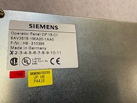Siemens coros op15-c1 bedieningspaneel - afbeelding 7 van  7