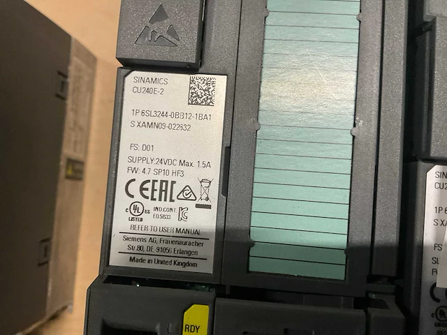 Siemens cu240e/2 control unit (2x) - afbeelding 3 van  4