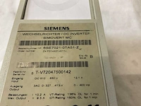 Siemens dc inverter simovert mc 6se7021-0ta51-z omvormer - afbeelding 6 van  7