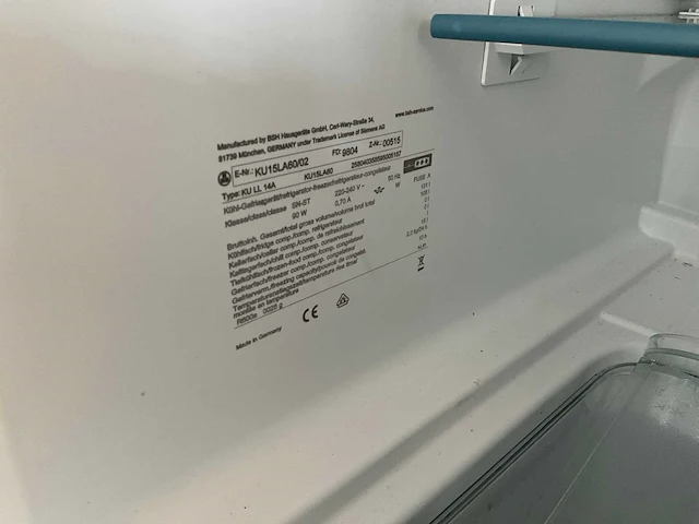 Siemens inbouw koelkast met vriesvak - afbeelding 10 van  12