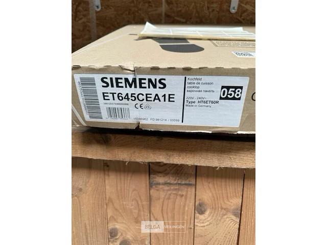 Siemens kookplaat - afbeelding 1 van  1