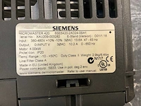 Siemens micromaster 420 frequentieregelaar (2x) - afbeelding 5 van  8
