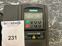 Siemens micromaster 420 frequentieregelaar (2x) - afbeelding 5 van  9