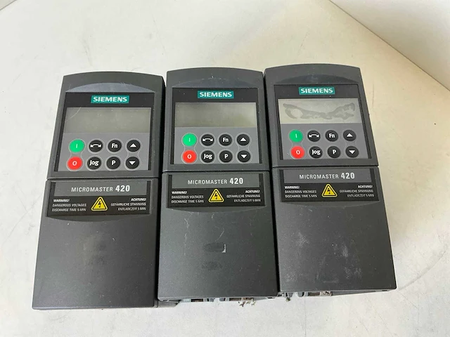 Siemens micromaster 420 frequentieregelaar (3x) - afbeelding 2 van  5