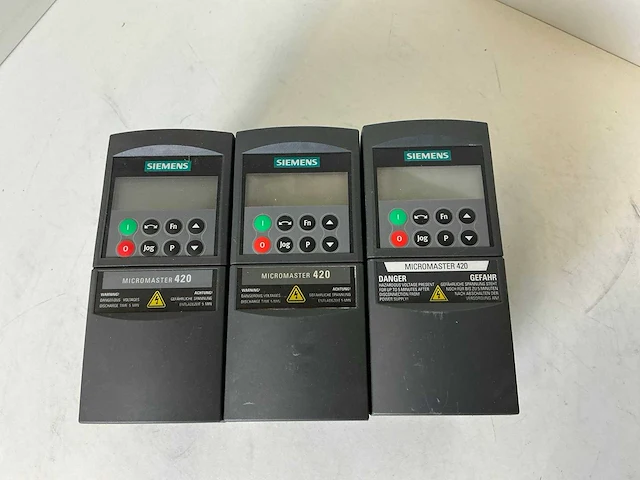 Siemens micromaster 420 frequentieregelaar (3x) - afbeelding 2 van  5