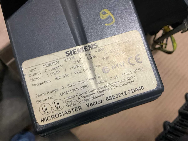 Siemens micromaster vector frequentieregelaar (4x) - afbeelding 3 van  3