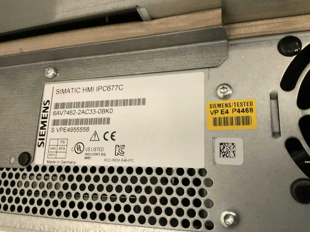 Siemens simatic hmi ipc677c touchpanel - afbeelding 6 van  7