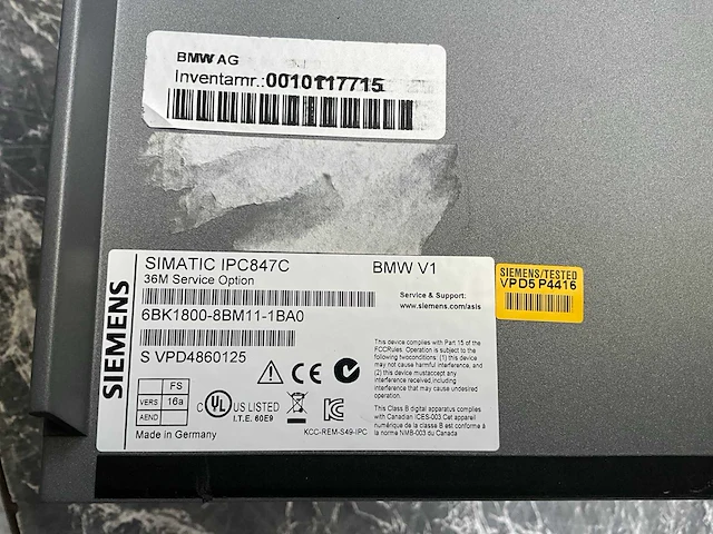 Siemens simatic ipc847c pc rack - afbeelding 6 van  6