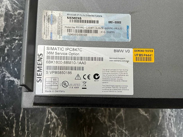 Siemens simatic ipc847c pc rack - afbeelding 7 van  7
