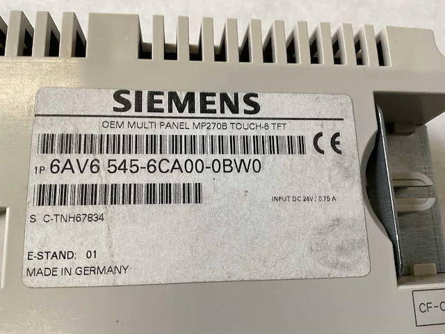 Siemens simatic multi panel touch bedieningspaneel (2x) - afbeelding 7 van  7