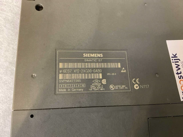 Siemens simatic s7 6es7 412-2xg00-0ab0 plc module - afbeelding 2 van  4