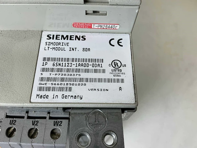 Siemens simodrive lt-modul elektrisch onderdeel - afbeelding 4 van  4