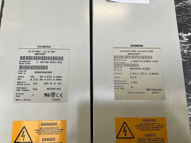 Siemens simovert 6se7016-2fb87-1fd0 drive (4x) - afbeelding 7 van  7