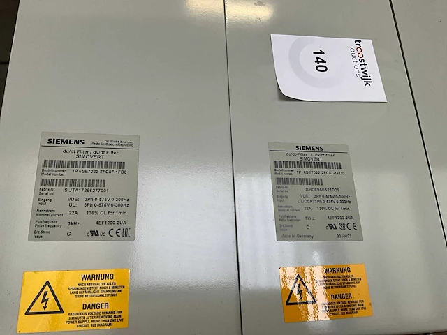 Siemens simovert drive (4x) - afbeelding 5 van  6