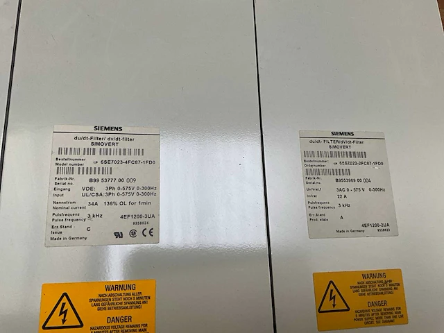 Siemens simovert drive (4x) - afbeelding 6 van  6