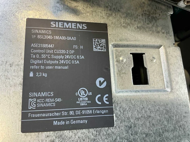 Siemens sinamics 6sl3040-1ma00-0aa control unit (3x) - afbeelding 5 van  7